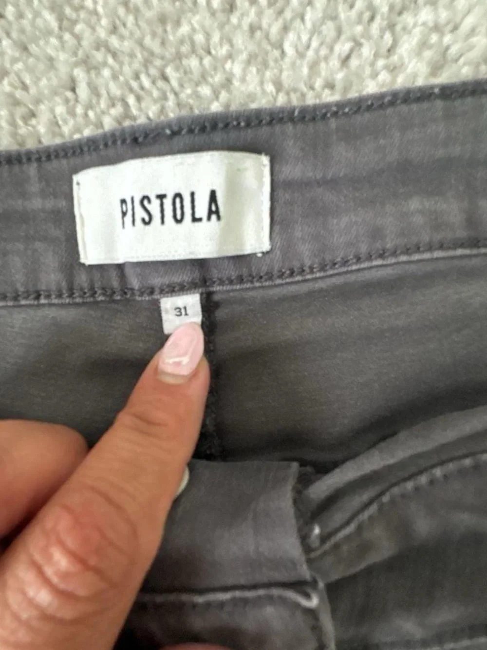 Pistola High-Waist Button-Front Women’s Shorts — Black 31
